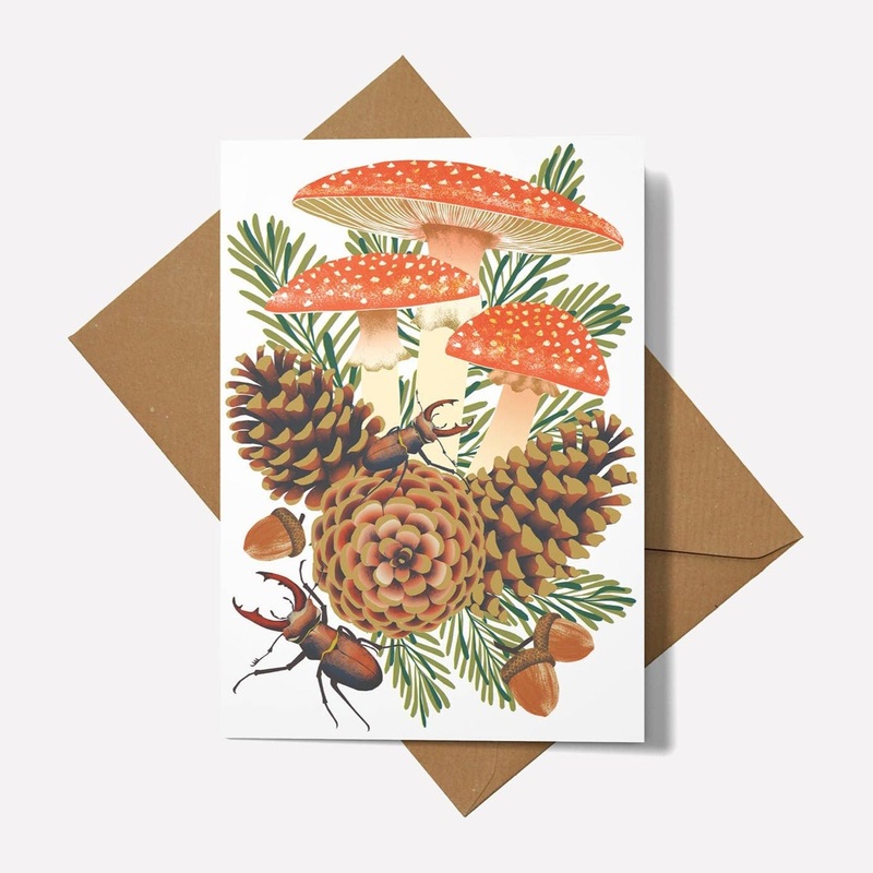 Fly Agaric Greetings Card