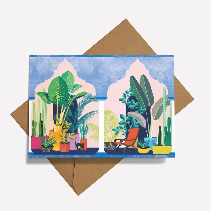 Hacienda Greetings Card