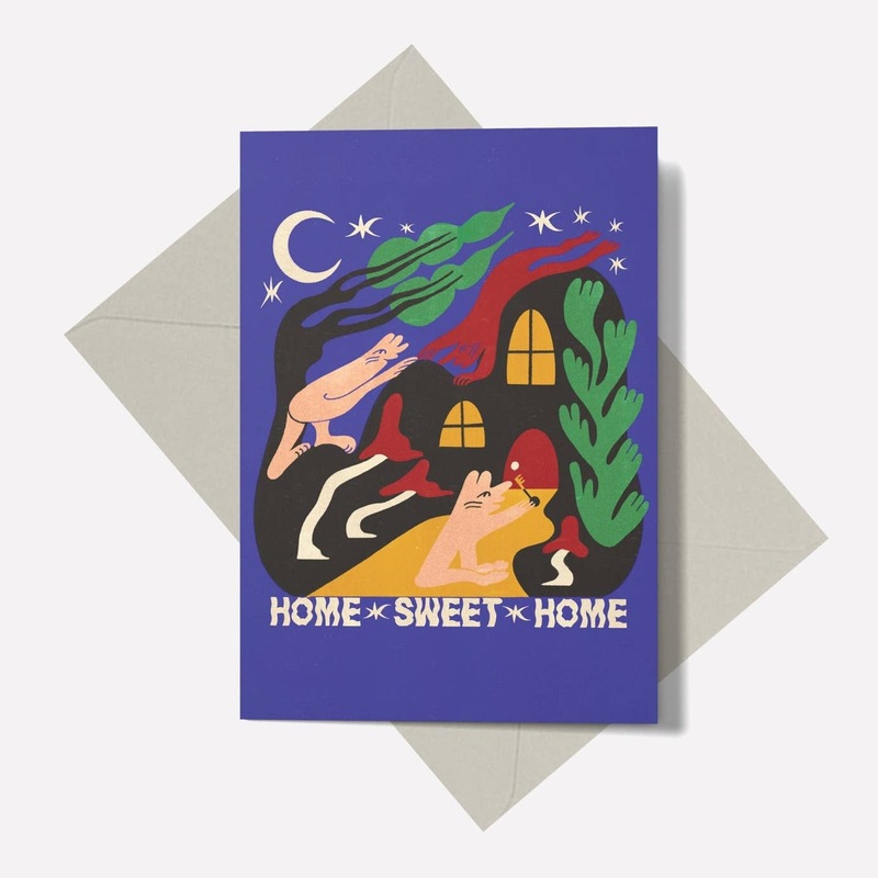 Home Sweet Home Greetings Card