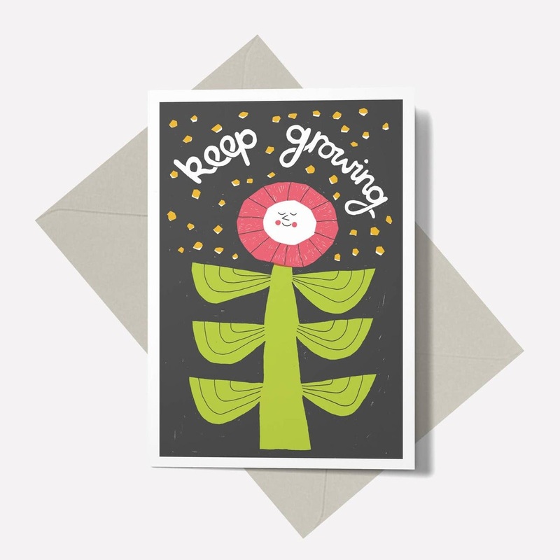 Keep Growing Greetings Card