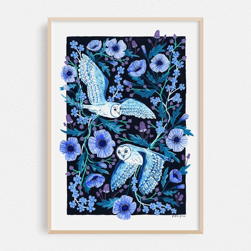 Night Owls Print|A4