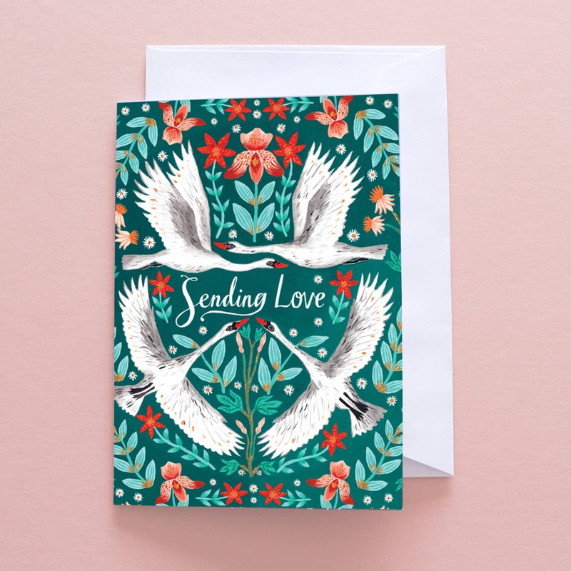 Sending Love Sympathy Greetings Card