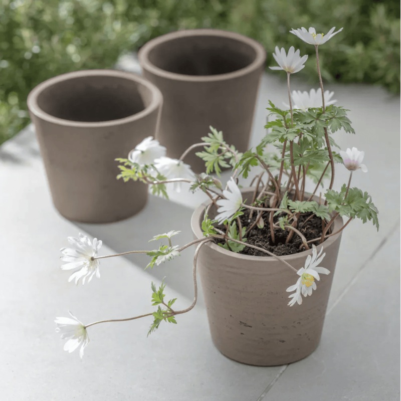 Stratton Pot – Warm Stone|12cm|Neutral