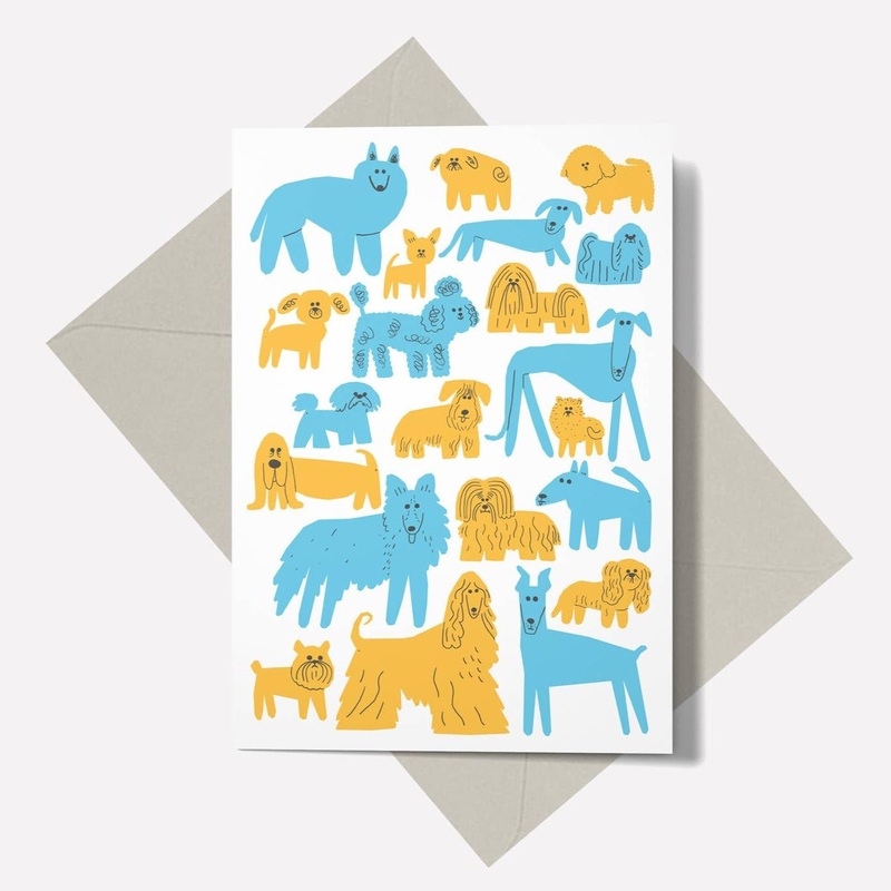 Woof Greetings Card