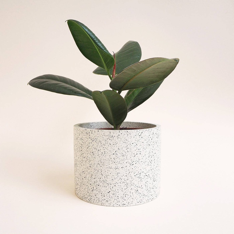 Blue Granite Jesmonite Pot|13cm