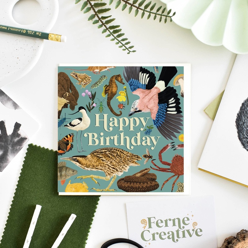 Happy Birthday Greetings Card
