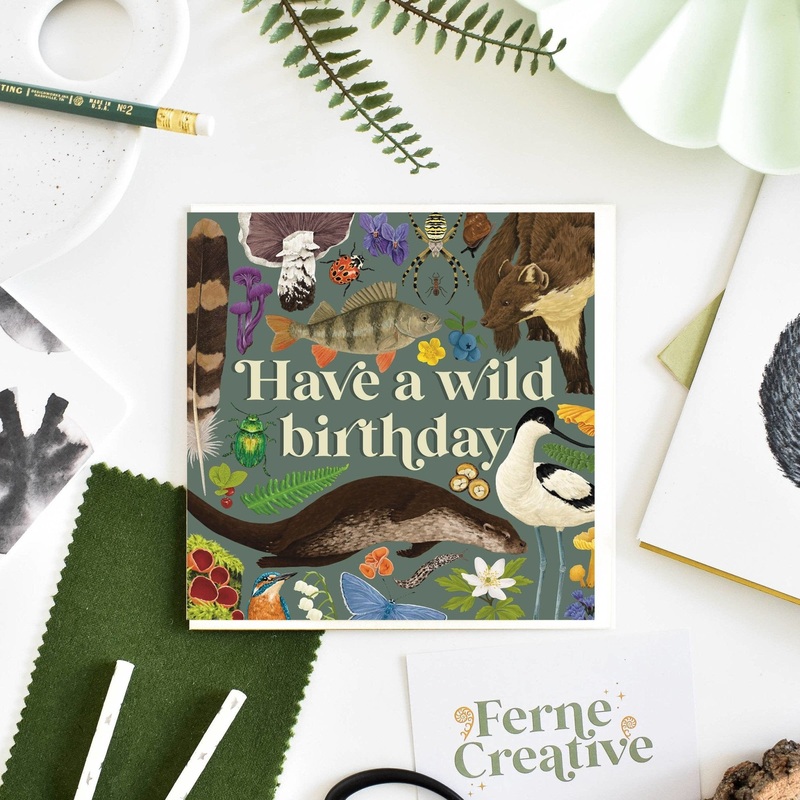 ‘Have a wild birthday’ Greetings Card