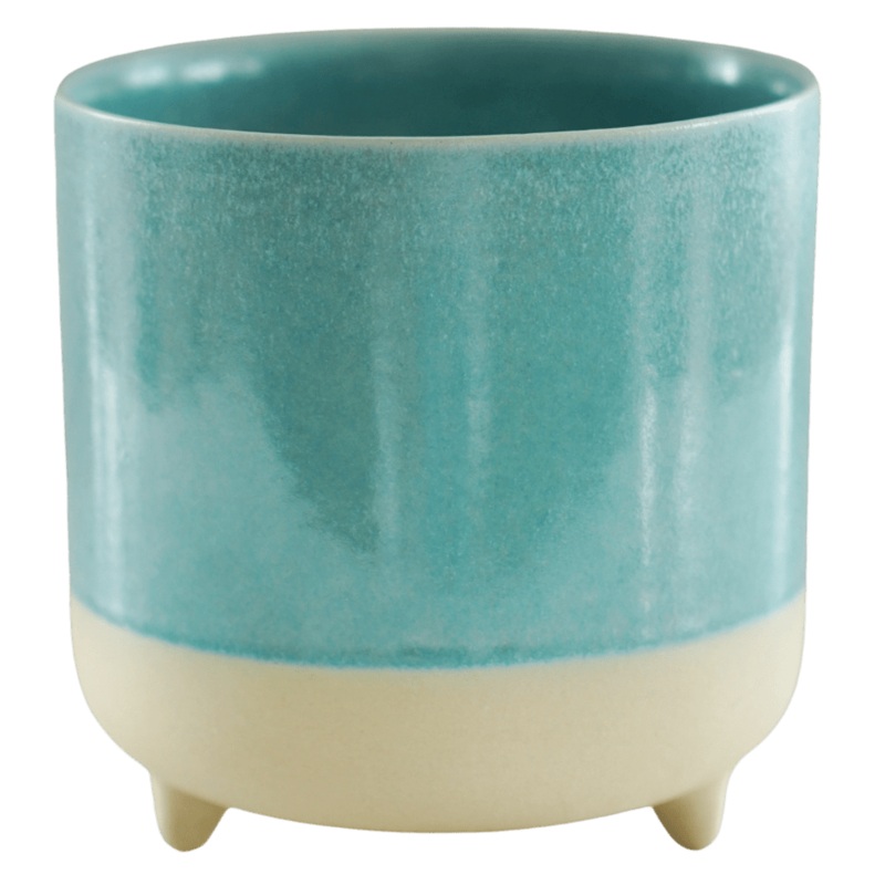 Jolie Aqua Matte Reactive 3 Leg Planter