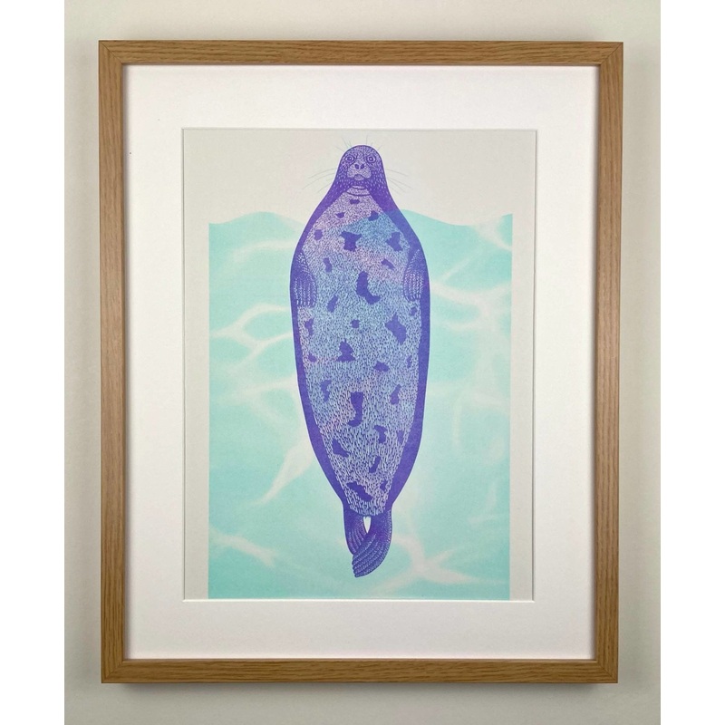 Seal of Disapproval Riso Art Print