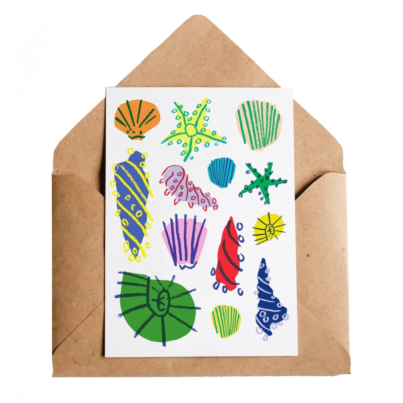 Shells Greetings Card