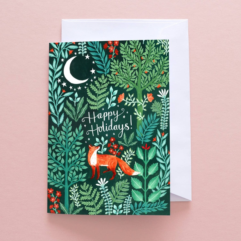 Happy Holidays Christmas Greetings Card