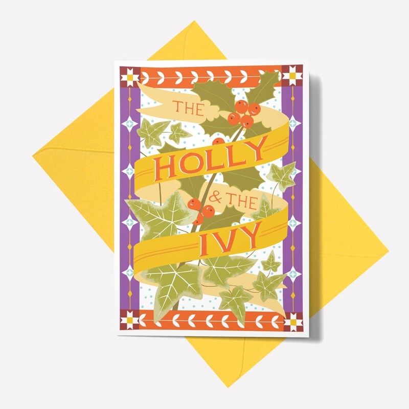 Holly & the Ivy Christmas Greetings Card