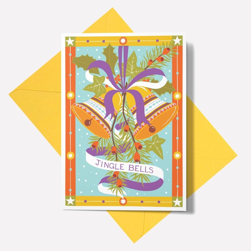 Jingle Bells Christmas Greetings Card