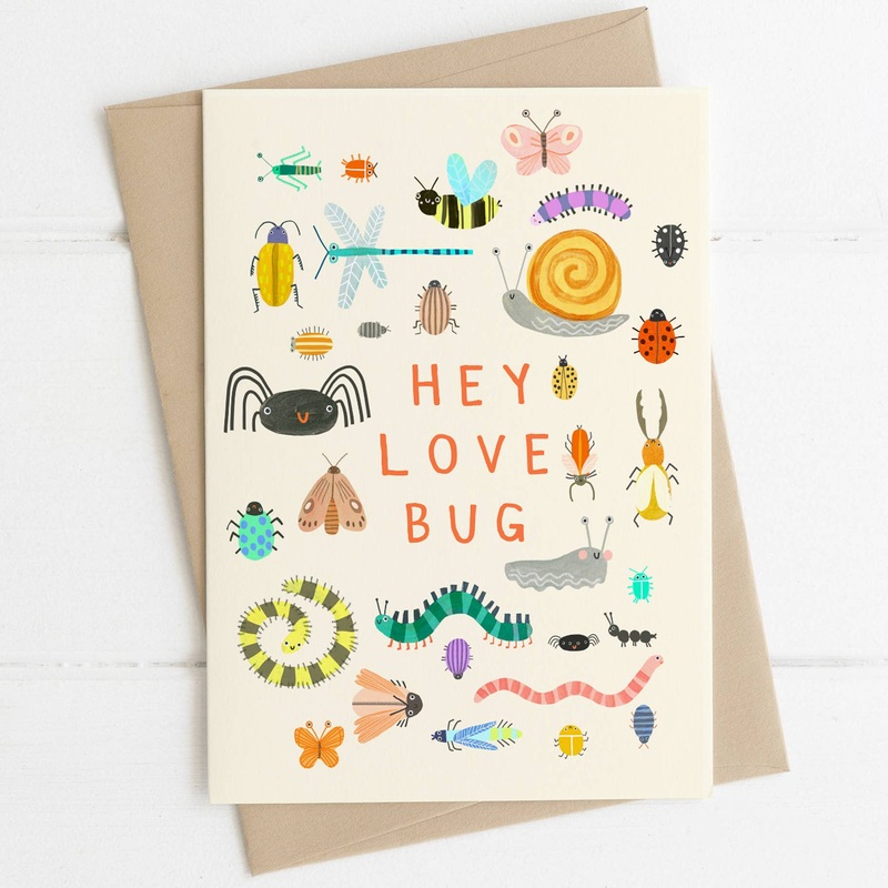 Love Bug Greetings Card