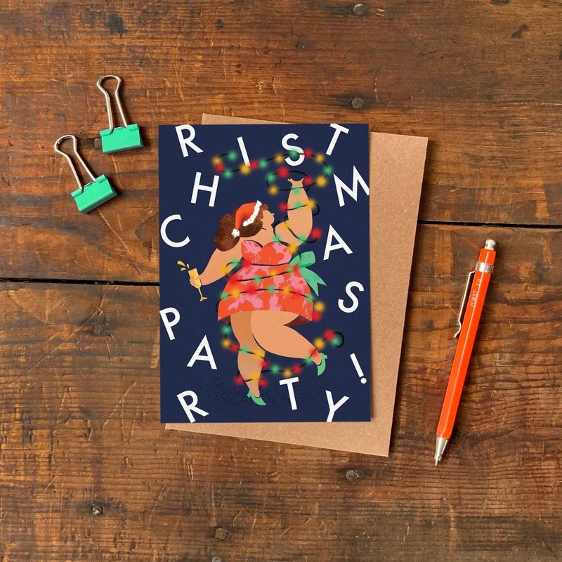 Party Christmas Greetings Card