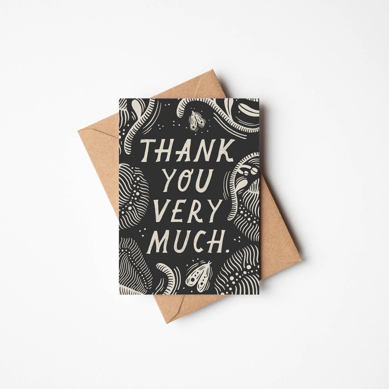 ‘Thank You Very Much’ Thank You Greetings Card