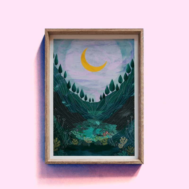 The Pool Giclee Art Print|A3