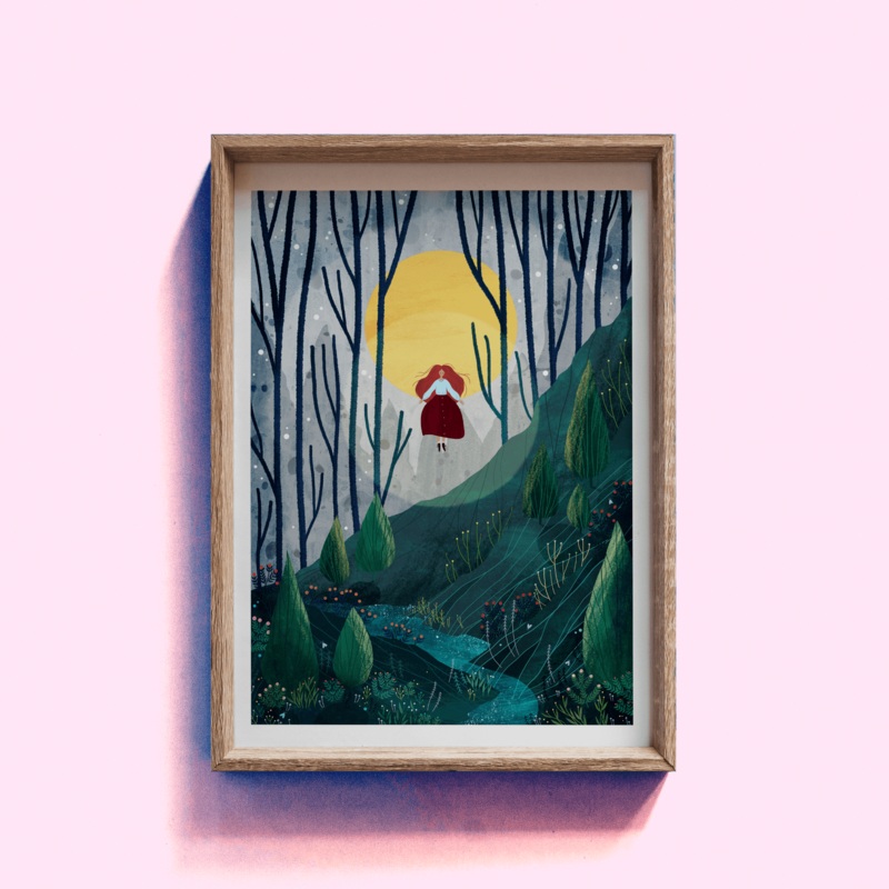 The Witch Giclee Art Print|A3