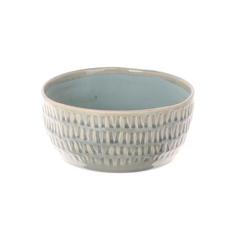 Elsa Blue Ceramic Bowl Pot|15cm