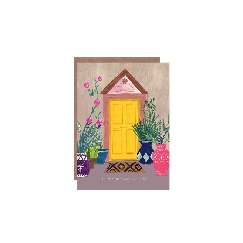 New Home Front Door Greetings Card