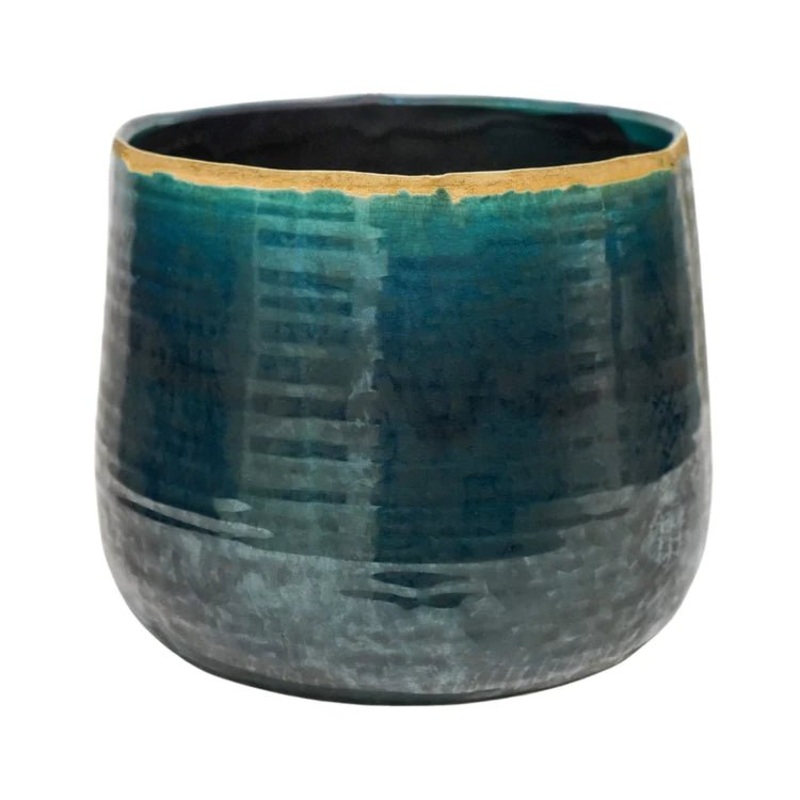 Turquoise Como Pot|6cm|12cm|17cm|Blue