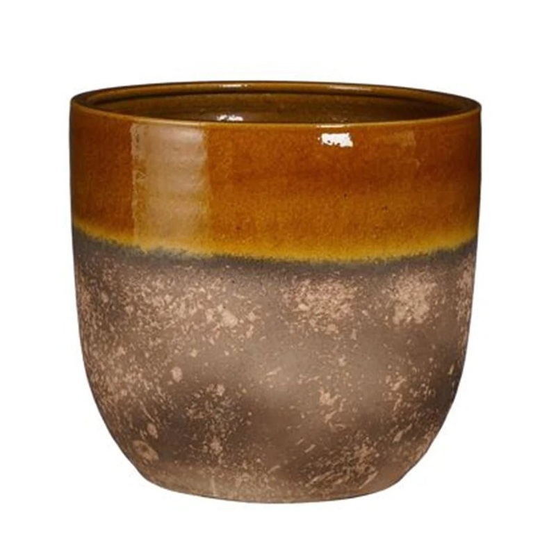 Nora Planter in Ochre Orange|27cm