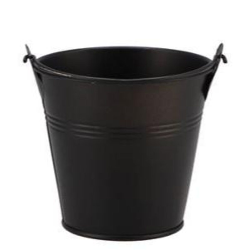 Zinc Basic Matt Black Bucket Pot