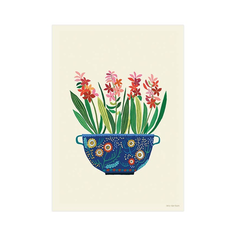 Hyacinths Print A4
