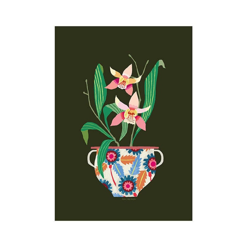 Orchid Print A4