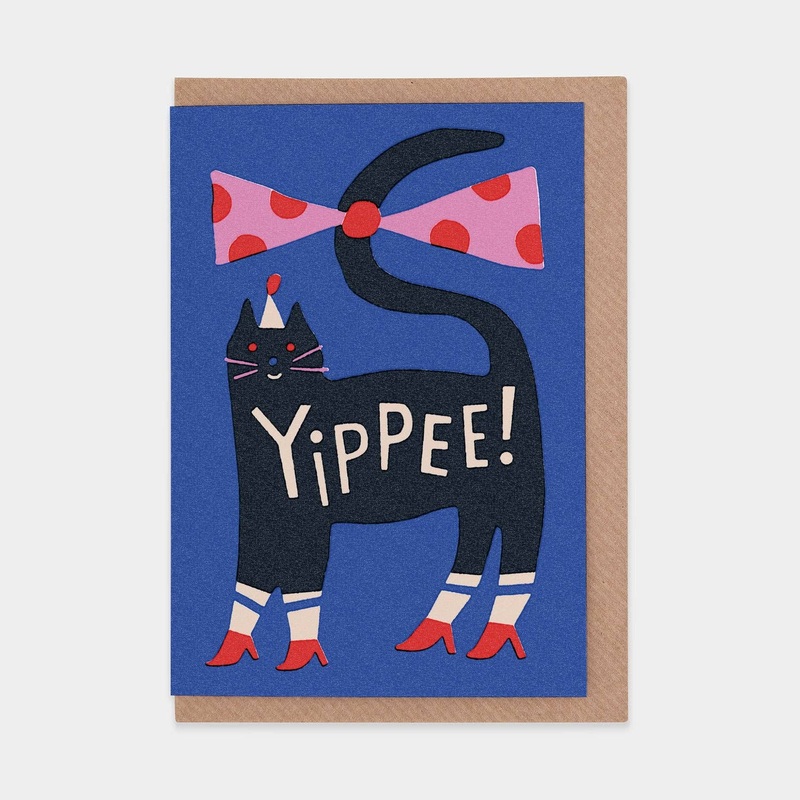 Party Cat Kids Birthday Greetings Card