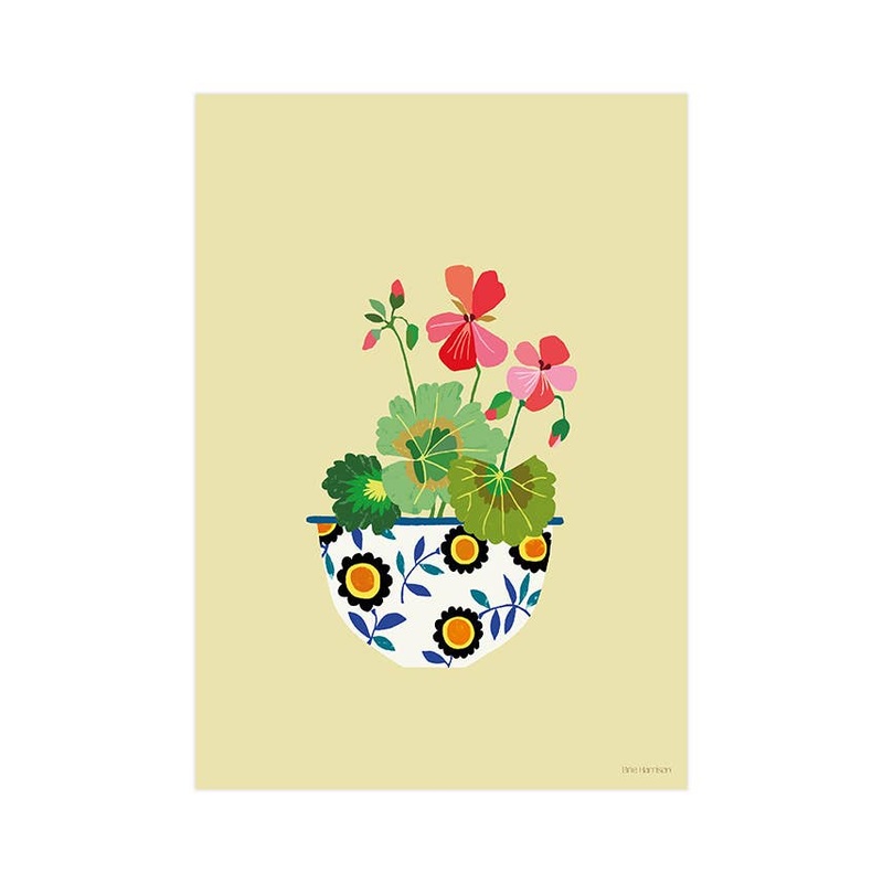 Pelargonium Print A4
