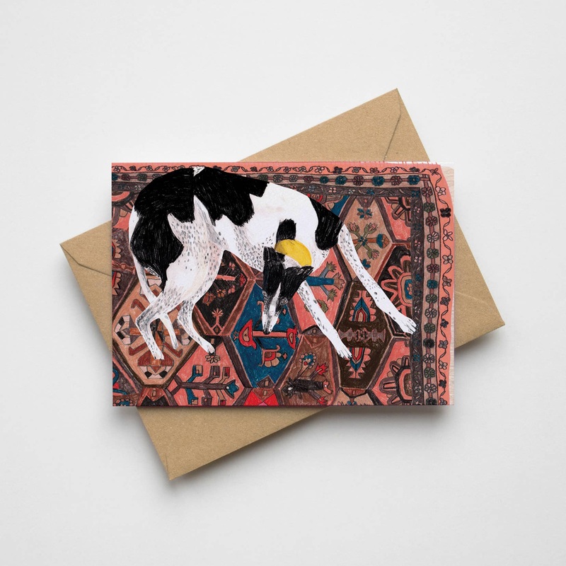 Sighthound Greetings Card
