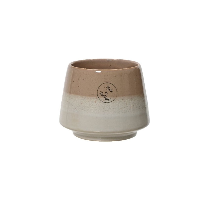 Sintra Glossy Ceramic Planter in Light Pink