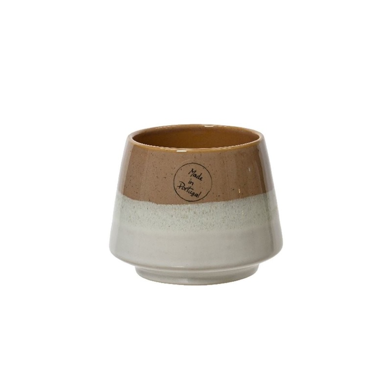 Sintra Glossy Ceramic Planter in Muted Pink
