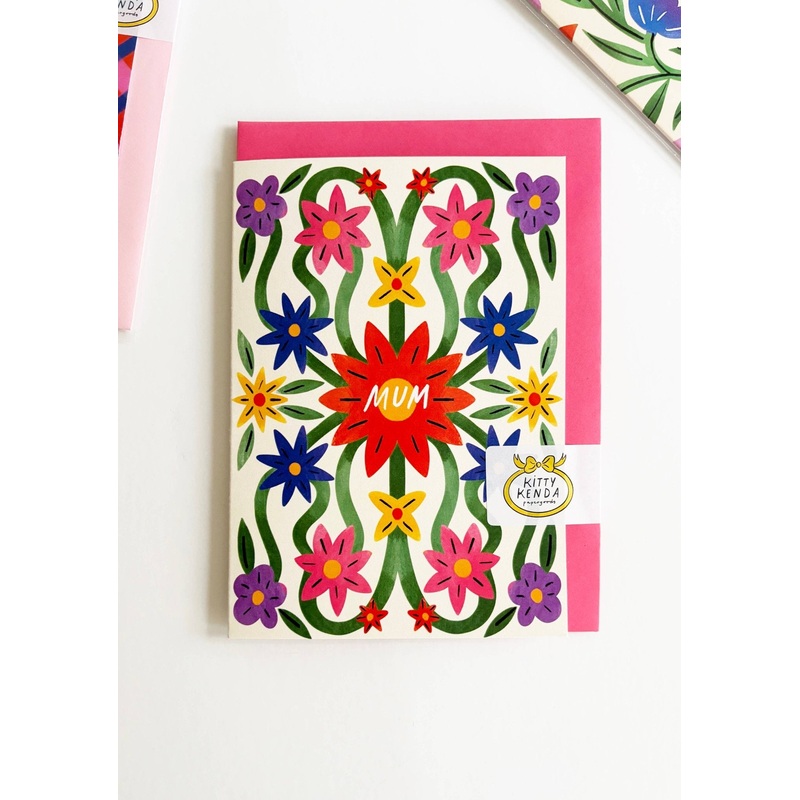 Wild Garden Repeat Mum Eco Greetings Card