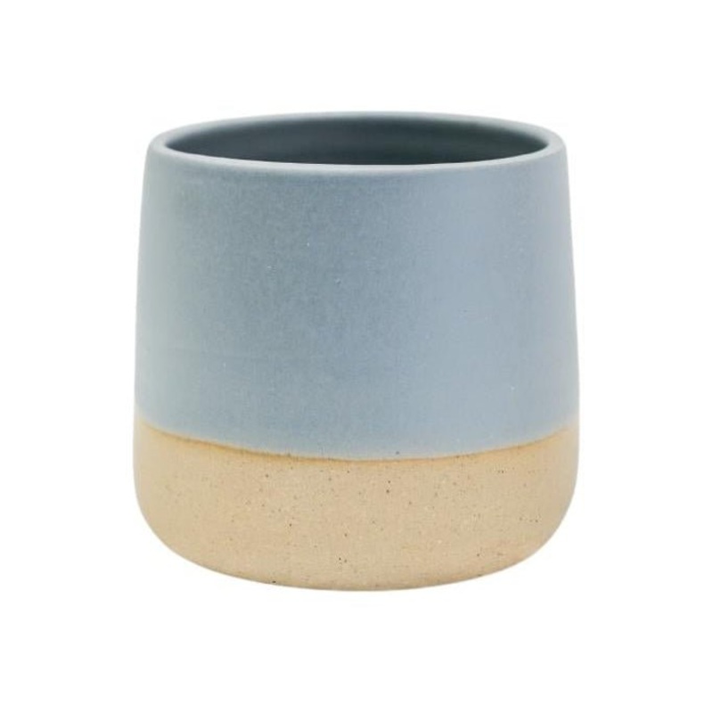 Berkeley Satin Glaze Cornflower Blue Planter