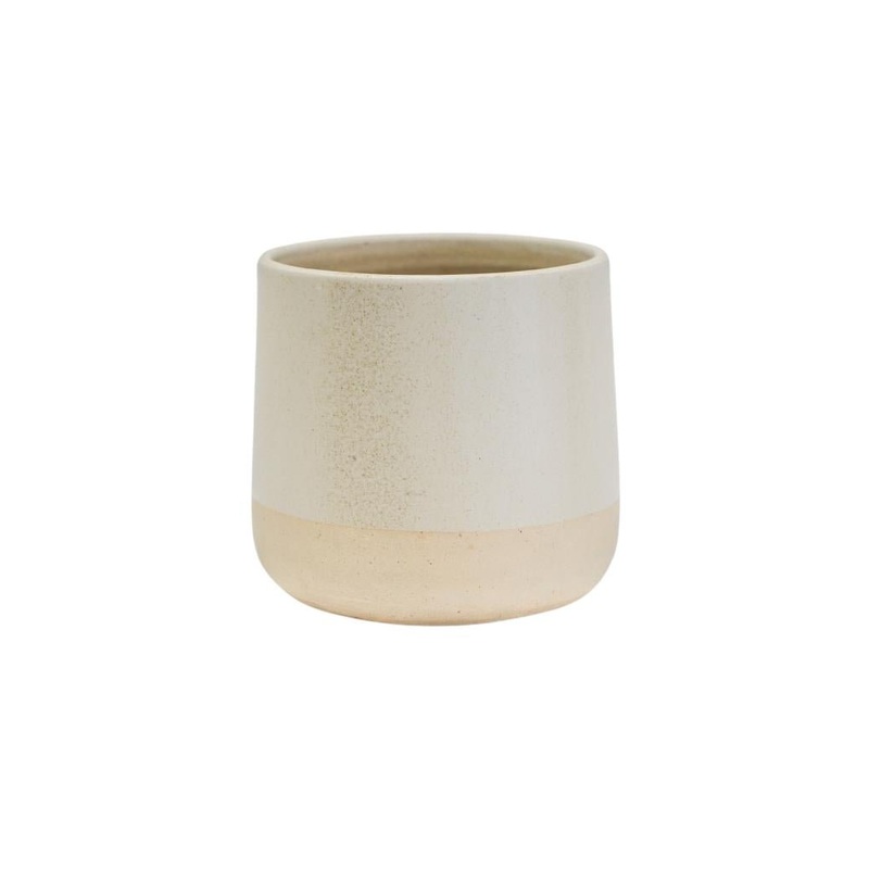 Berkeley Satin Glaze Ivory Planter