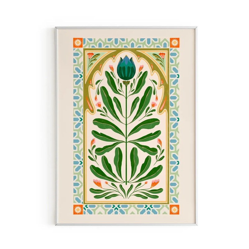 Floral Archway Print