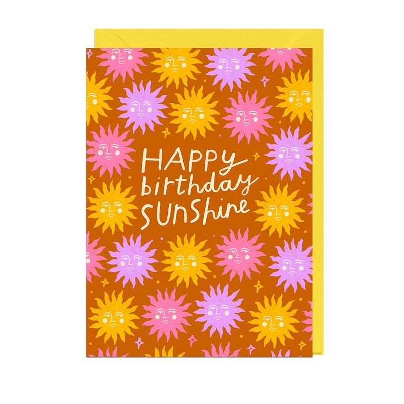 HAPPY BIRTHDAY SUNSHINE Greetings Card