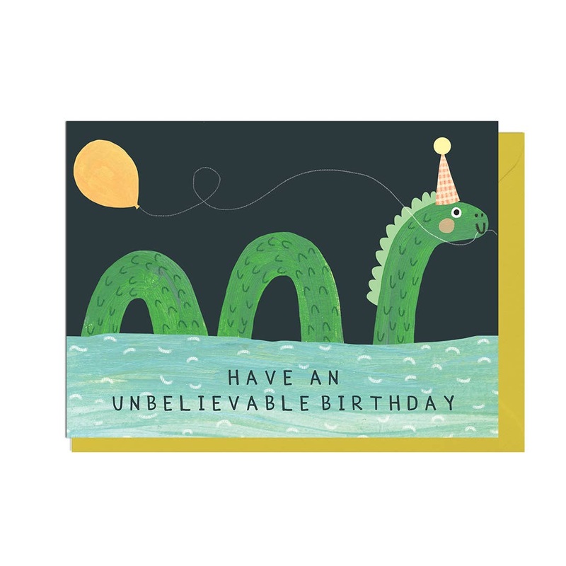 LOCH NESS BIRTHDAY Greetings Card