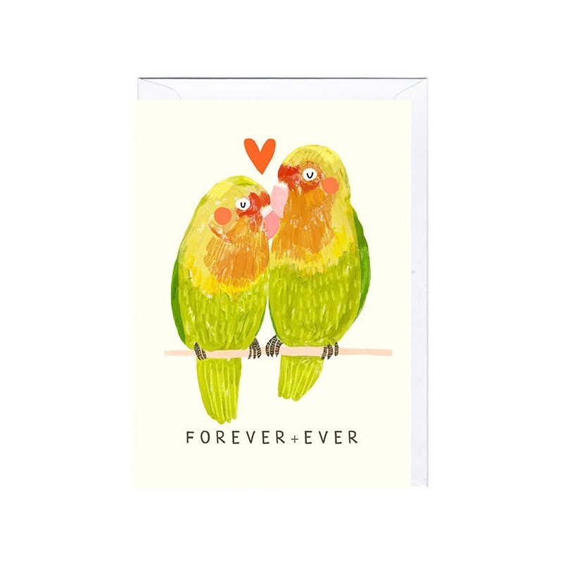 LOVE BIRDS Greetings Card|11.4 x 16.2cm