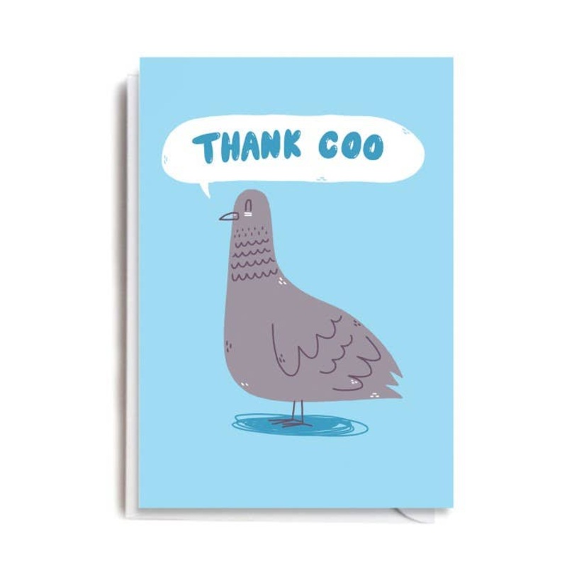 Thank Coo Greetings Card|11.4 x 16.2cm