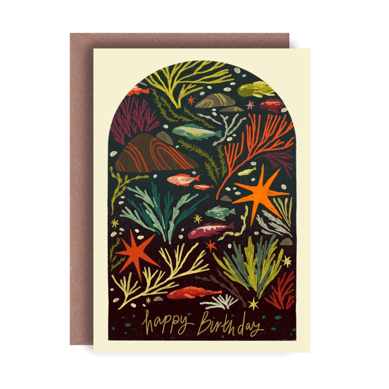 Under the Sea Birthday Greetings Card