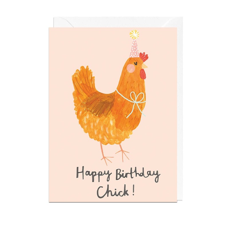 HAPPY BIRTHDAY CHICK Greetings Card
