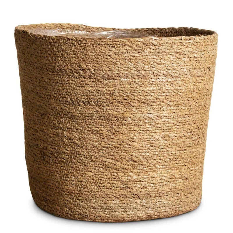 Ingmar Seagrass Basket Lined Planter