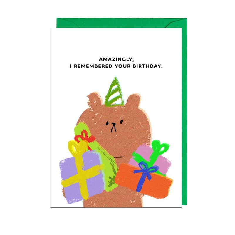 REMEMBER BIRTHDAY Greetings Card