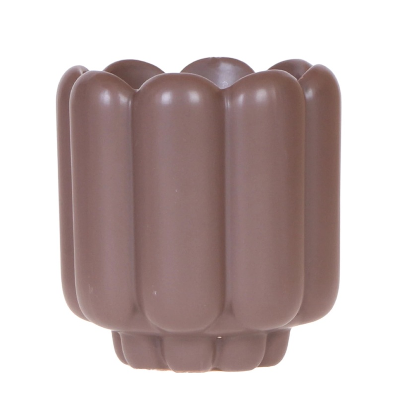 Retro Style Ceramic Pot|11cm|Red|Yellow|Brown
