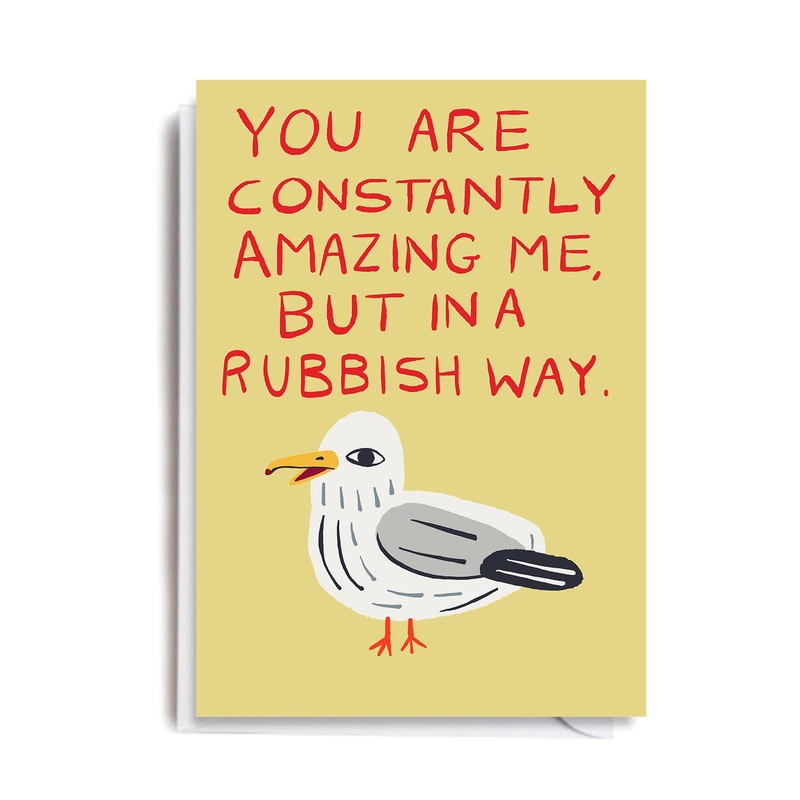 SEAGULL AMAZING Greetings Card
