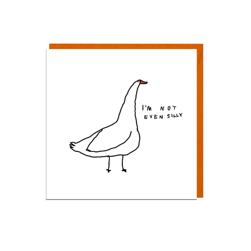 SILLY GOOSE Greetings Card|12.5 x 12.5cm