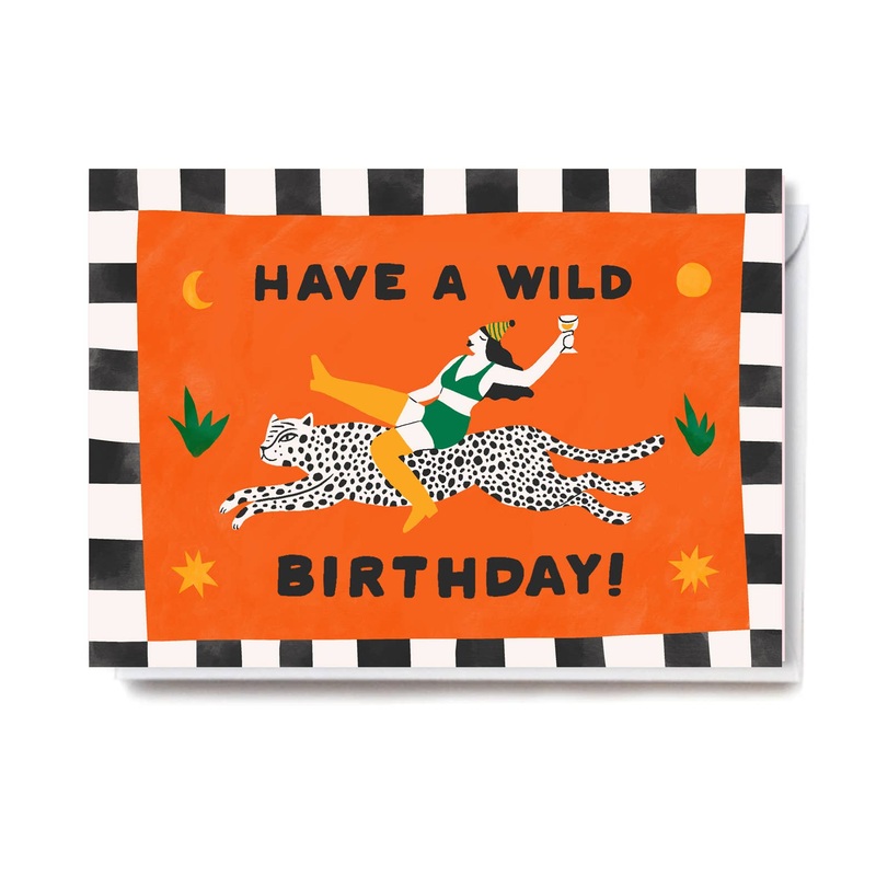WILD BIRTHDAY Greetings Card|11.4 x 16.2cm